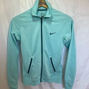 Turquoise Nike Running Jacket